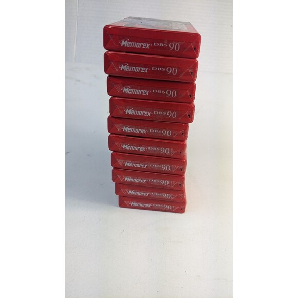 Memorex DBS 90 Normal Bias New Blank/Sealed Audio Cassettes Lot Of 10. - Picture 4 of 6